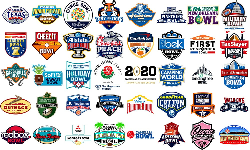 2019-20 College Bowl Games for Group of 