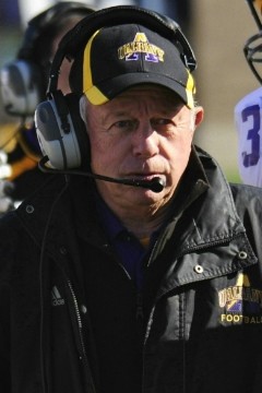 Albany head football coach Bob Ford